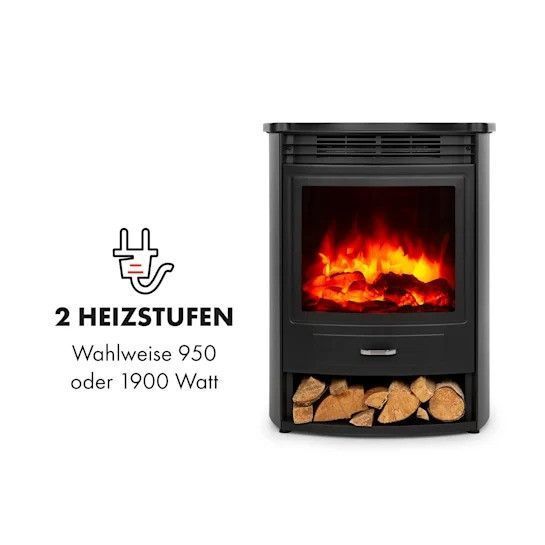 Камін електричний Klarstein Bormio S 950/1900W термостат тижневий таймер Німеччина 10034249 фото