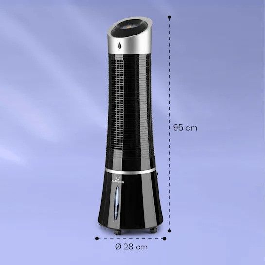 Мобильный кондиционер воздухоохладитель Klarstein Skyscraper Ice Smart 4-в-1 10040205 фото