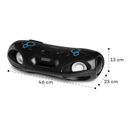 Бумбокс Auna Spacewoofer DAB Boombox CD-плеер DAB+ FM Bluetooth 10036341 фото