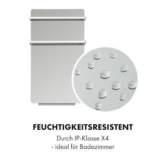 Б/У Нагрівач для ванної кімнати Klarstein Hot Spot Crystal Flow 45x82 см 36 м2 2000 Вт 5-40 &deg;C LED 10035036 фото