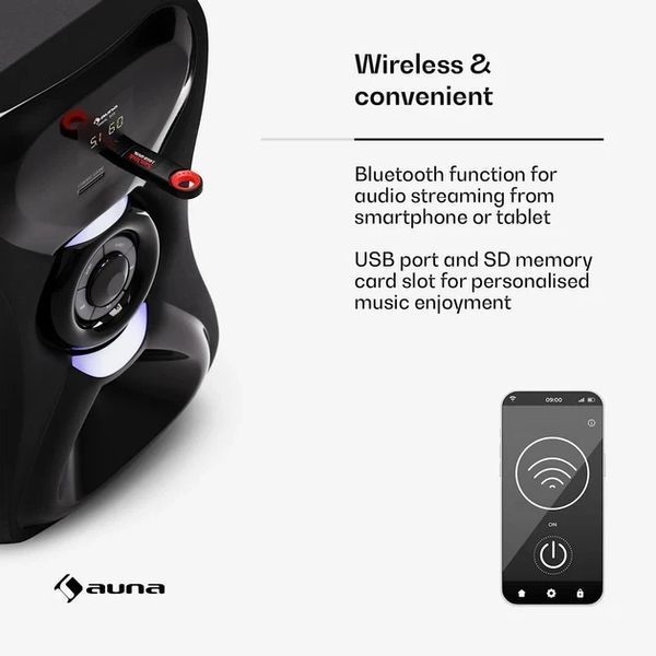Акустическая система Auna Areal 825 5.1-канальная система объемного звучания ГЕРМАНИЯ 10041291 фото