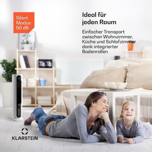 Б/У Мобильный кондиционер воздухоохладитель Klarstein Polar Tower 4-в-1 10035830 фото