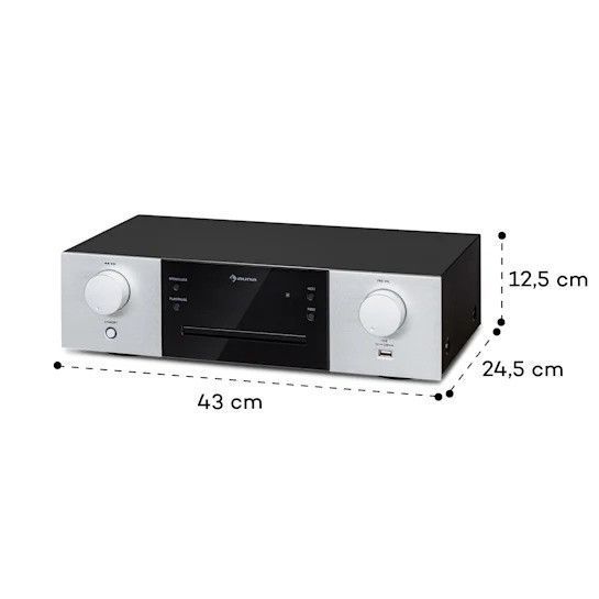 Програвач компакт-дисків USB MP3 Auna CD-1000 DG 10038328 фото