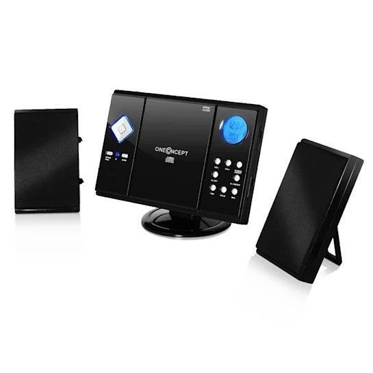 УЦЕНКА!!! Стереосистема OneConcept V-12 стерео MP3 CD-плеєр USB SD AUX чорний 10006664 фото