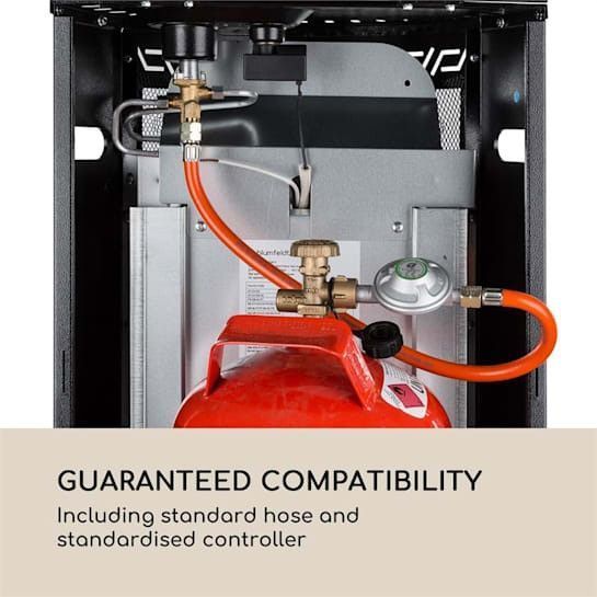 Б/У!!! Газовый обогреватель Blumfeldt Bonaparte Fire 4200Вт электрический. Ролики зажигания системы ODS 10032817 фото