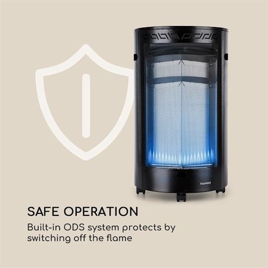 Б/У!!! Газовый обогреватель Blumfeldt Bonaparte Fire 4200Вт электрический. Ролики зажигания системы ODS 10032817 фото