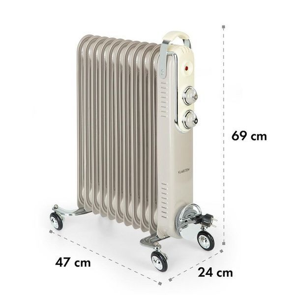 Б/У Масляный радиатор Klarstein Thermaxx Retroheat 1000/1500/2500W до 50м&sup2; 10035082 фото