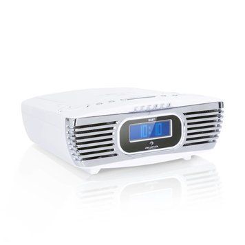 УЦЕНКА!!! Радіогодинник Auna Dreamee DAB+ CD-плеєр DAB+/FM CD-R/RW/MP3 AUX будильник ретро білий 10032295 фото