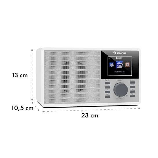 Інтернет-радіо Auna IR-160 WLAN USB AUX UPnP 2,8 "TFT-дисплей 10032796 фото