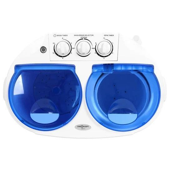 Б/У Пральна машина OneConcept DB003 Mini-Waschmaschine Schleuder 2kg 10006738 фото