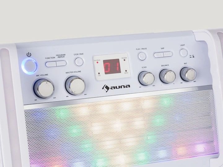УЦЕНКА!!! Караоке система Auna DiscoFever 2.0 Білий 10030550 фото