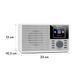 Інтернет-радіо Auna IR-160 WLAN USB AUX UPnP 2,8 "TFT-дисплей 10032796 фото 8