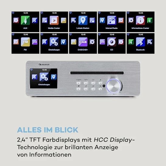 Б/У!!! Кухонна інтернет-радіо Auna Silverstar Chef 10034556 фото