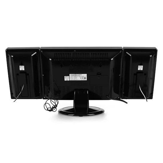 Стереосистема OneConcept V-12-BT Стереосистема Bluetooth USB SD CD MP3 AUX FM чорний 10009514 фото