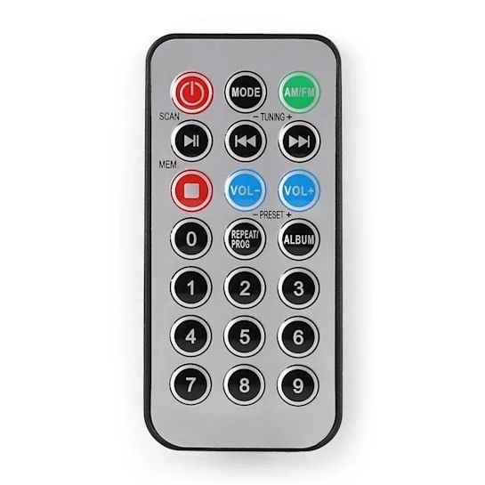 Стереосистема OneConcept V-12-BT Стереосистема Bluetooth USB SD CD MP3 AUX FM чорний 10009514 фото