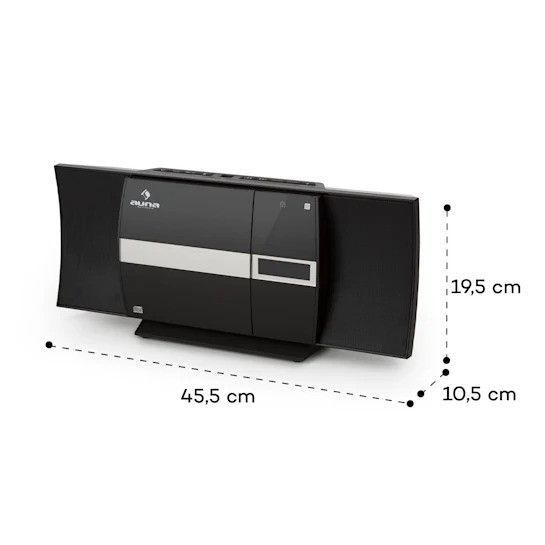 Вертикальна стереосистема Auna V-20 DAB Bluetooth 10029926 фото
