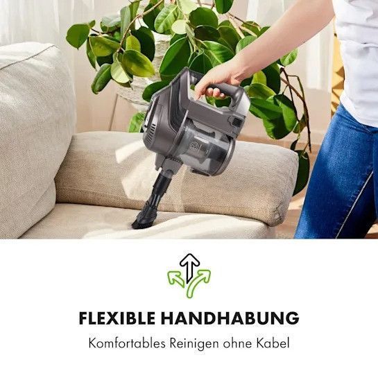 Аккумуляторный пылесос Klarstein Cleanbutler 3G Turbo 10032649 фото