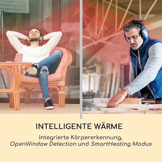 Инфракрасный обогреватель blumfeldt Smartwave, углеродная трубка, 2400 Вт, управление приложением Wi-Fi 10034762 фото