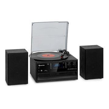 Ретро програвач вінілових платівок auna Oakland DAB Plus Функція DAB+/FM BT Вінілова касета 10038003 фото