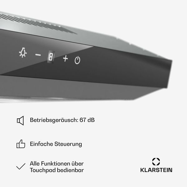Вытяжка под шкаф Klarstein Contempo Neo 60см 175м&sup3;/ч LED 10045600 фото