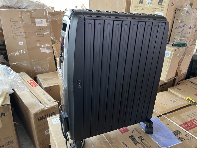 Б/У!!! Оливний (масляний) радіатор Klarstein Thermaxx Noir 2500 Вт, 10-30 &deg;C, таймер, 24 години, дистанційне керування 10034253 фото