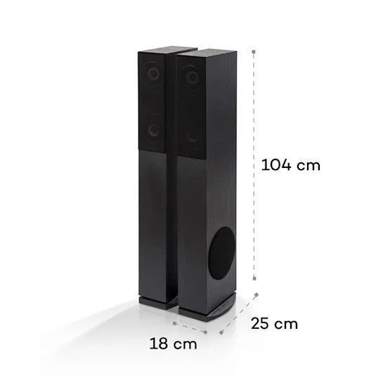 Пасивные колонки Auna Line 4707 4-полосная пара акустических систем класса Hi-Fi 10032794 фото