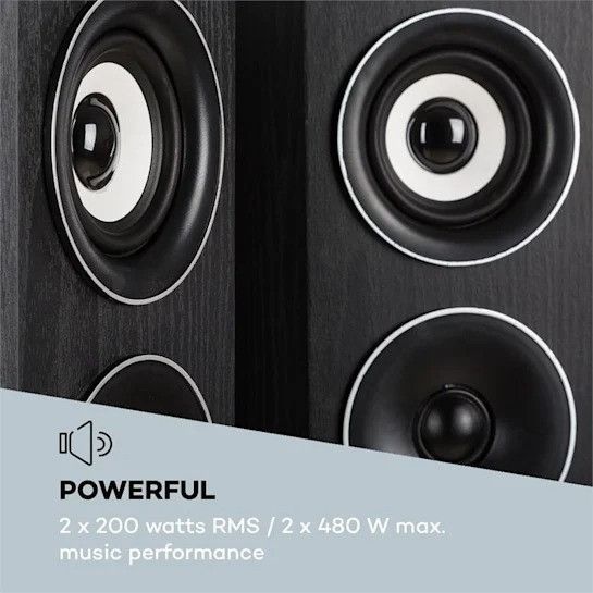 Пасивные колонки Auna Line 4707 4-полосная пара акустических систем класса Hi-Fi 10032794 фото