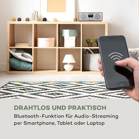 Інтернет-радіо Auna Silver Star Stereo Internet DAB+/FM-радіо, WiFi, BT, DAB+/FM, Дуб 10032916 фото