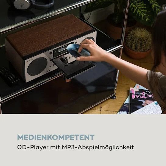 УЦЕНКА!!! Стереосистема, радіоприймач Auna Harvard DAB+ FM-тюнер BT CD-плеєр Німеччина 10031949 фото