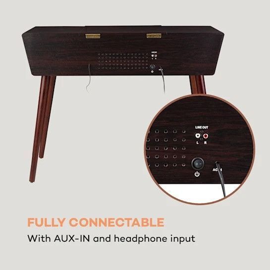 УЦЕНКА!!! Ретро проигрыватель виниловых пластинок auna Belle Epoque 1912 CD BT USB DAB + / FM 10034402 фото