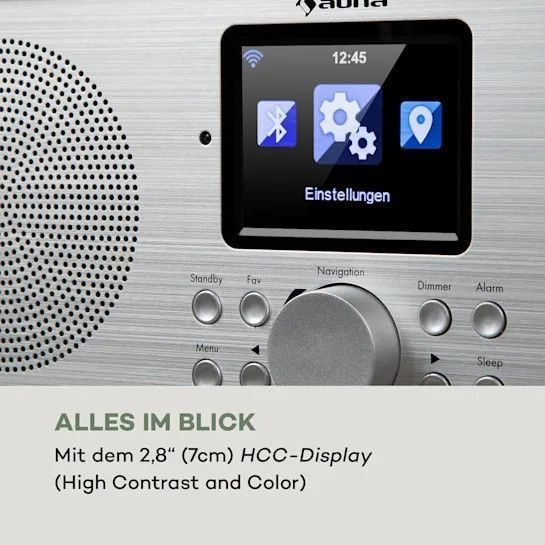 Інтернет-радіо Auna Silver Star Stereo Internet DAB+/FM-радіо, WiFi, BT, DAB+/FM, Дуб 10032916 фото