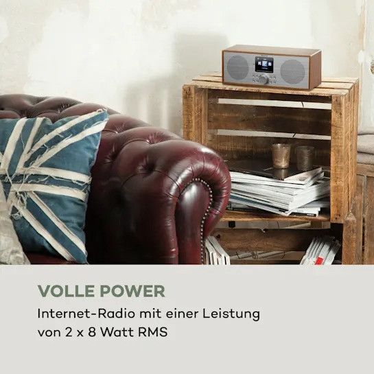 Інтернет-радіо Auna Silver Star Stereo Internet DAB+/FM-радіо, WiFi, BT, DAB+/FM, Дуб 10032916 фото