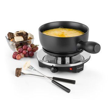 Раклетний гриль фондюлет фондютю Klarstein Sirloin Fondue Set керамічний горщик Raclette, 1200 Вт 10032080 фото