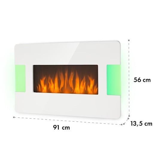 Електричний камін Klarstein Belfort Light&Fire 1000/2000 Вт із дистанційним керуванням 10032997 фото
