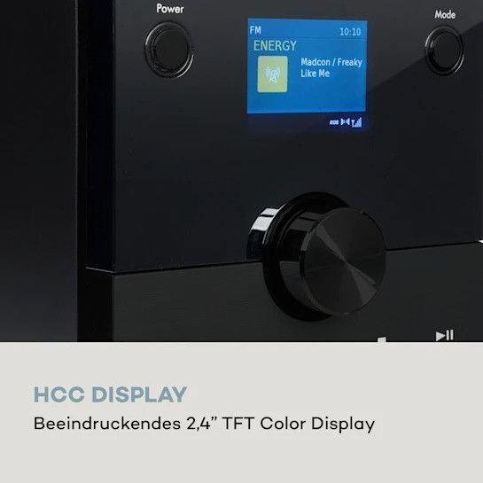 Стереосистема Auna MC-30 DAB міністереосистема  CD-плеєр  DAB +/FM  Bluetooth  20 Вт макс 10033048 фото