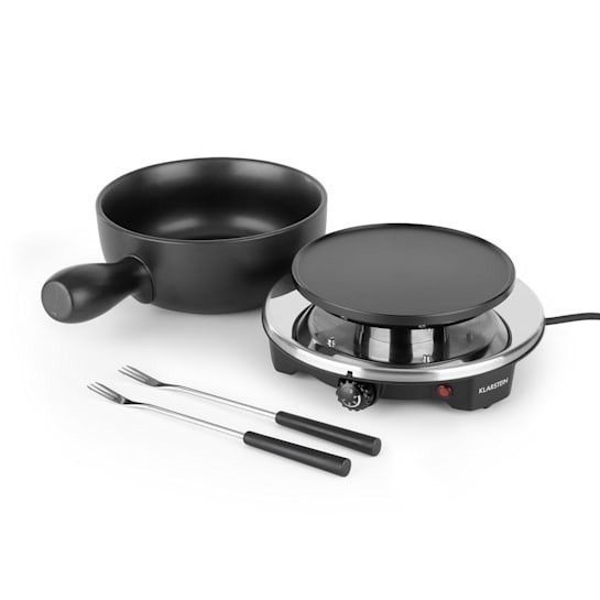 Раклетный гриль Фондюлет Фондю Klarstein Sirloin Fondue Set керамический горшок Raclette, 1200 Вт 10032080 фото