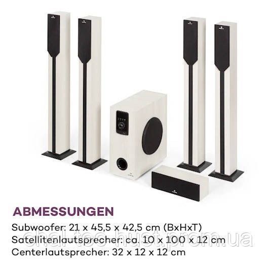Акустична система Auna Areal Elegance 190 Вт, BT, USB, SD, AUX 10034855 фото