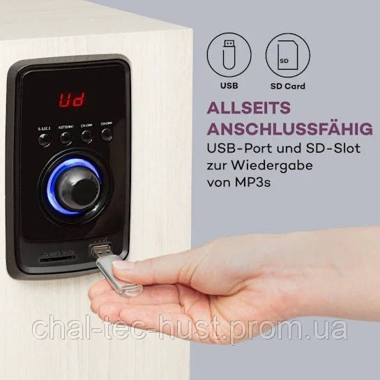 Акустична система Auna Areal Elegance 190 Вт, BT, USB, SD, AUX 10034855 фото