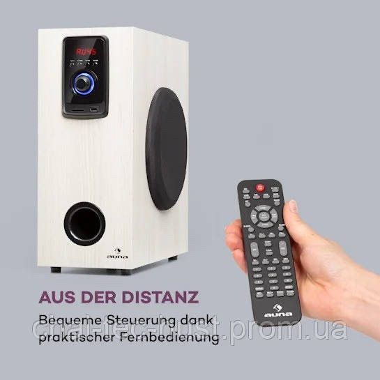 Акустична система Auna Areal Elegance 190 Вт, BT, USB, SD, AUX 10034855 фото