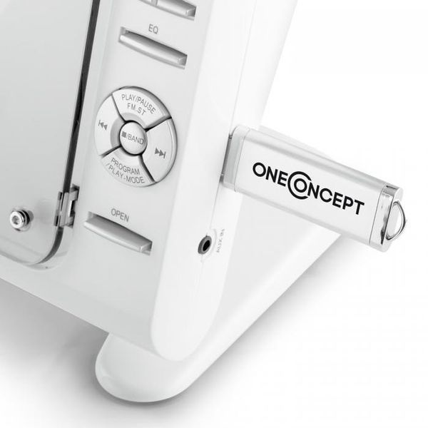 Вертикальний стереопрогравач OneConcept Vertical 70 CD USB MP3 AUX 10026862 фото