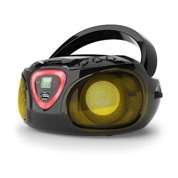 УЦЕНКА!!! Бумбокс Auna Roadie CD Boombox FM-радіо Світлове шоу CD-плеєр Bluetooth 5.0 10029814 фото