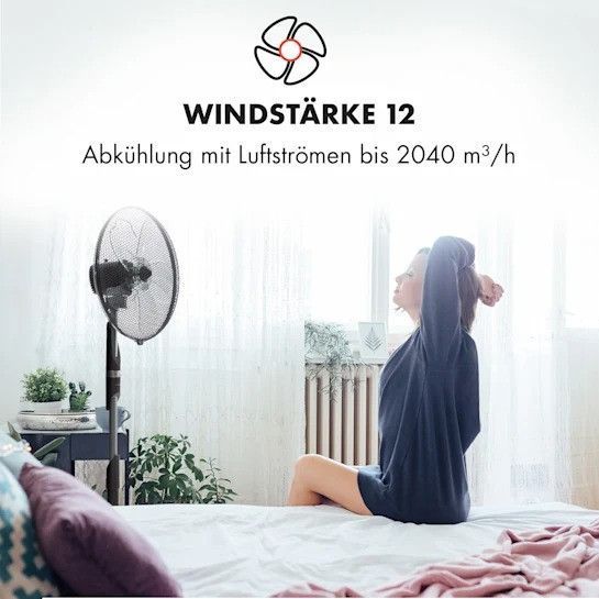 Напольный вентилятор Klarstein Summer Vibe 55 Вт | 2040 м&sup3; / ч 10032344 фото