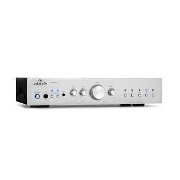 УЦЕНКА!!! Ресивер Auna AV2-CD608BT Стереопідсилювач HiFi 4x100 Вт RMS BT Dig-Opt-In Remote Control Silver 10034541 фото
