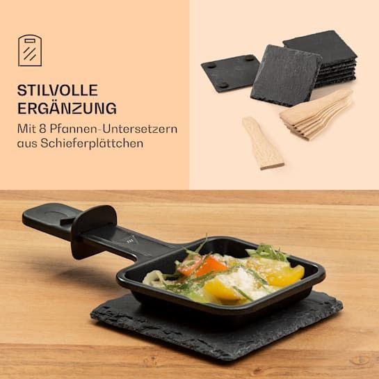 Б/У Раклет-гриль Klarstein Steaklette Raclette з аксесуарами на 8 осіб 10039925 фото