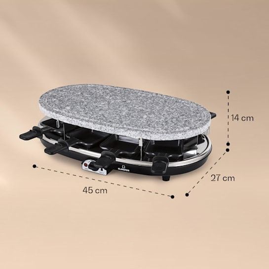 Б/У Раклет-гриль Klarstein Steaklette Raclette з аксесуарами на 8 осіб 10039925 фото