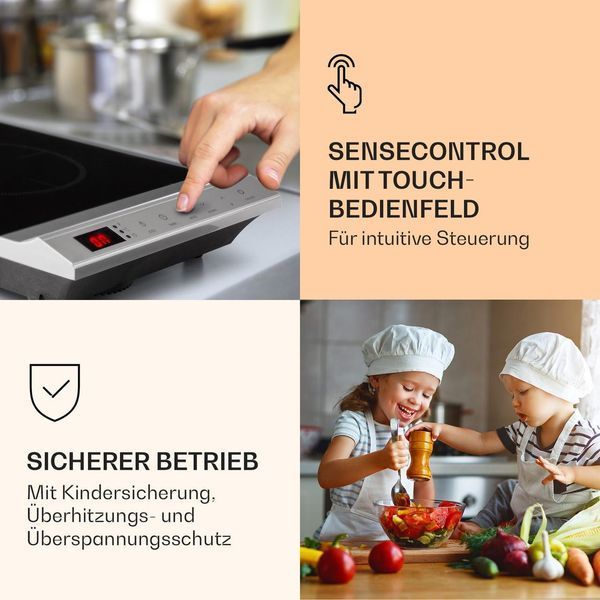 УЦЕНКА!!! Інфрачервона варильна панель Klarstein MisterCook, 2000 Вт таймер вимкнення Німеччина 10033281 фото