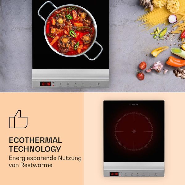 УЦЕНКА!!! Інфрачервона варильна панель Klarstein MisterCook, 2000 Вт таймер вимкнення Німеччина 10033281 фото