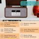 УЦЕНКА!!! Ретро проигрыватель виниловых пластинок auna Mary Ann 33 ⅓ / 45 / 78 об/мин CD DAB+ FM BT USB 10039052 фото 5