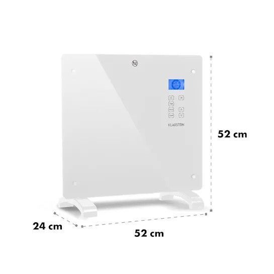 УЦЕНКА!!! Электрокамин Klarstein Norderney 1000W 20m&sup2; белый 10032788 фото
