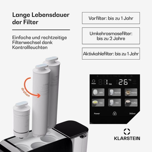 Система фільтрації для води Klarstein AquaLine 3L, Німеччина 10045497 фото